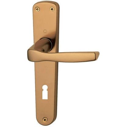 HOPPE Milano F4 — kvaka na štitu, aluminijum