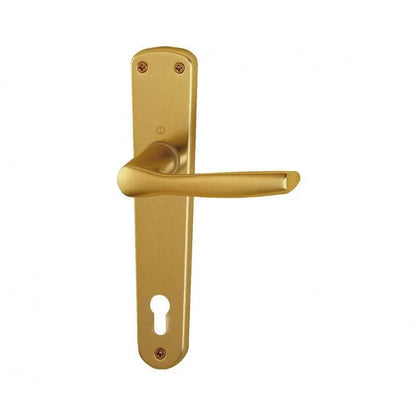 HOPPE Milano F4 — kvaka na štitu, aluminijum