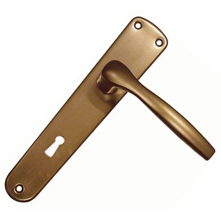 HOPPE Milano F4 — kvaka na štitu, aluminijum